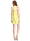 Сукня-мініні жного салатового кольору | 6534402 | фото 2