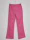 Рожеві штани з квітковим принтом | 6536483 | фото 2