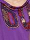 Майка фіолетова з принтом | 6536812 | фото 4