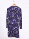 Сукня фіолетова з принтом | 6536831 | фото 2