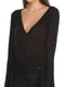 Блуза черная с расклешенными рукавами | 6537342 | фото 3