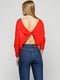 Блуза укороченная красная | 6537718 | фото 2