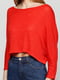 Блуза укорочена червона | 6537718 | фото 3