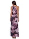 Сукня фіолетова з принтом | 6538220 | фото 2