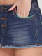 Юбка джинсовая синяя | 6538557 | фото 4