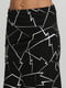 Сукня чорно-білого кольору в абстрактний принт | 6538765 | фото 3