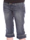 Капри джинсовые синие | 6538780 | фото 3
