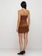 Платье коричневое | 6538820 | фото 2