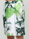 Спідниця-олівець біло-зелена в принт | 6538881 | фото 3