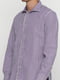 Сорочка фіолетово-білого кольору в смужку | 6538899 | фото 3