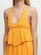Сукня жовтого кольору, декорована рюшами | 6539273 | фото 3