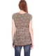 Блуза цвета хаки с цветочным принтом | 6539532 | фото 2