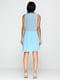 Сукня світло-блакитна с декорованим коміром | 6539739 | фото 2