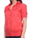 Блуза червоного кольору з мереживними вставками | 6540706 | фото 3