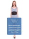 Сукня сіро-блакитного кольору зі стилізованим поясом | 6540772 | фото 4