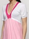 Сукня біло-рожева | 6540904 | фото 3