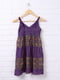 Платье фиолетовое с принтом | 6541175 | фото 2