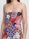 Сукня різнокольорова з принтом | 6541364 | фото 3