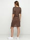 Платье коричневое | 6541424 | фото 2