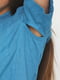 Рубашка голубая с паетками | 6541429 | фото 4