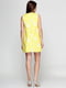 Сукня жовта з принтом | 6541458 | фото 2