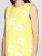 Платье желтое с принтом | 6541458 | фото 3