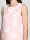 Платье розовое с принтом | 6541459 | фото 3
