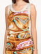 Сукня різнокольорова з принтом | 6541678 | фото 3