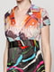 Сукня різнокольорова з принтом | 6541717 | фото 3