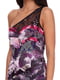 Сукня фіолетова з принтом | 6541719 | фото 3