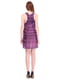 Сукня фіолетова з принтом | 6541727 | фото 2