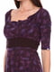 Платье фиолетовое с принтом | 6541749 | фото 3