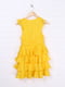 Сукня жовтого кольору, декорована рюшами | 6541777 | фото 2