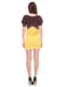 Сукня жовто-коричневого кольору | 6541866 | фото 2