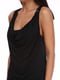 Сукня-міні чорного кольору, прикрашена м’якими складками | 6541894 | фото 3