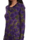 Сукня сіро-фіолетового кольору в квітковий принт | 6541896 | фото 3