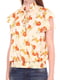 Блуза желтая с цветочным принтом | 6541912 | фото 3