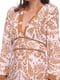 Сукня коричнева з принтом | 6542037 | фото 3