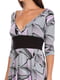 Сукня сіро-фіолетового кольору в абстрактний принт | 6542118 | фото 3