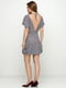 Сукня сіро-фіолетового кольору в смужку | 6542257 | фото 2