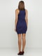 Сукня темно-синього кольору, декорована мереживом | 6542266 | фото 2