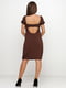 Платье коричневое | 6542311 | фото 2