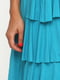 Сукня бірюзового кольору, декорована воланами | 6542312 | фото 4