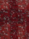 Блуза бордовая с цветочным принтом | 6542482 | фото 4