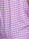 Блуза фіолетова в клітинку | 6542486 | фото 4