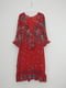 Платье красное с принтом | 6542511 | фото 2
