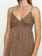 Сукня коричнева в горошок | 6542570 | фото 3