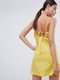 Сукня жовтого кольору в горошок | 6542801 | фото 2