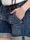 Шорти джинсові темно-сині | 6543126 | фото 4