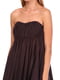Сукня темно-коричневого кольору з драпірованим ліфом | 6543421 | фото 3